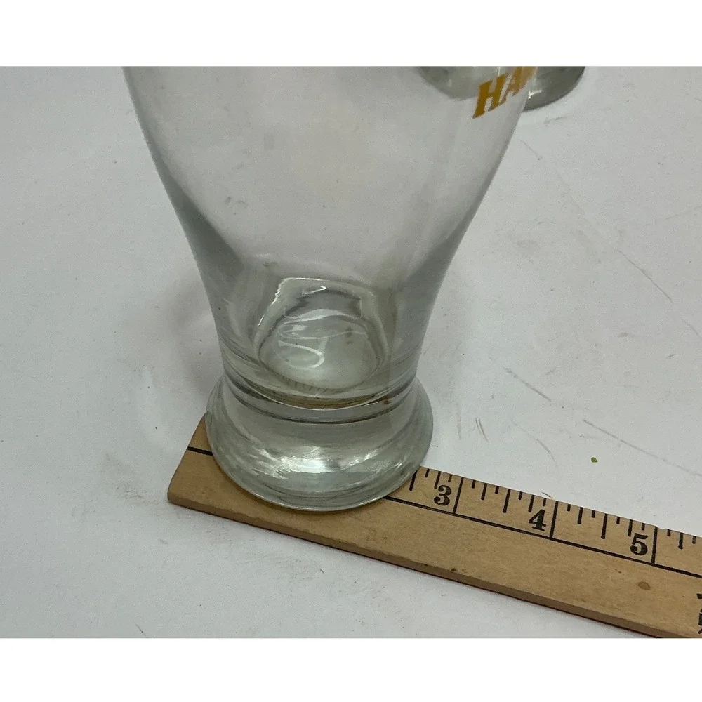Germaine's Luau Vintage Souvenir Glasses Hawaii Footed Pilsner Set of 2 Tiki Bar